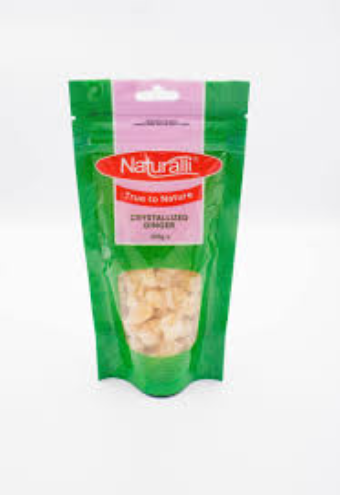 NATURALLI CRYSTALLIZED GINGER 100G
